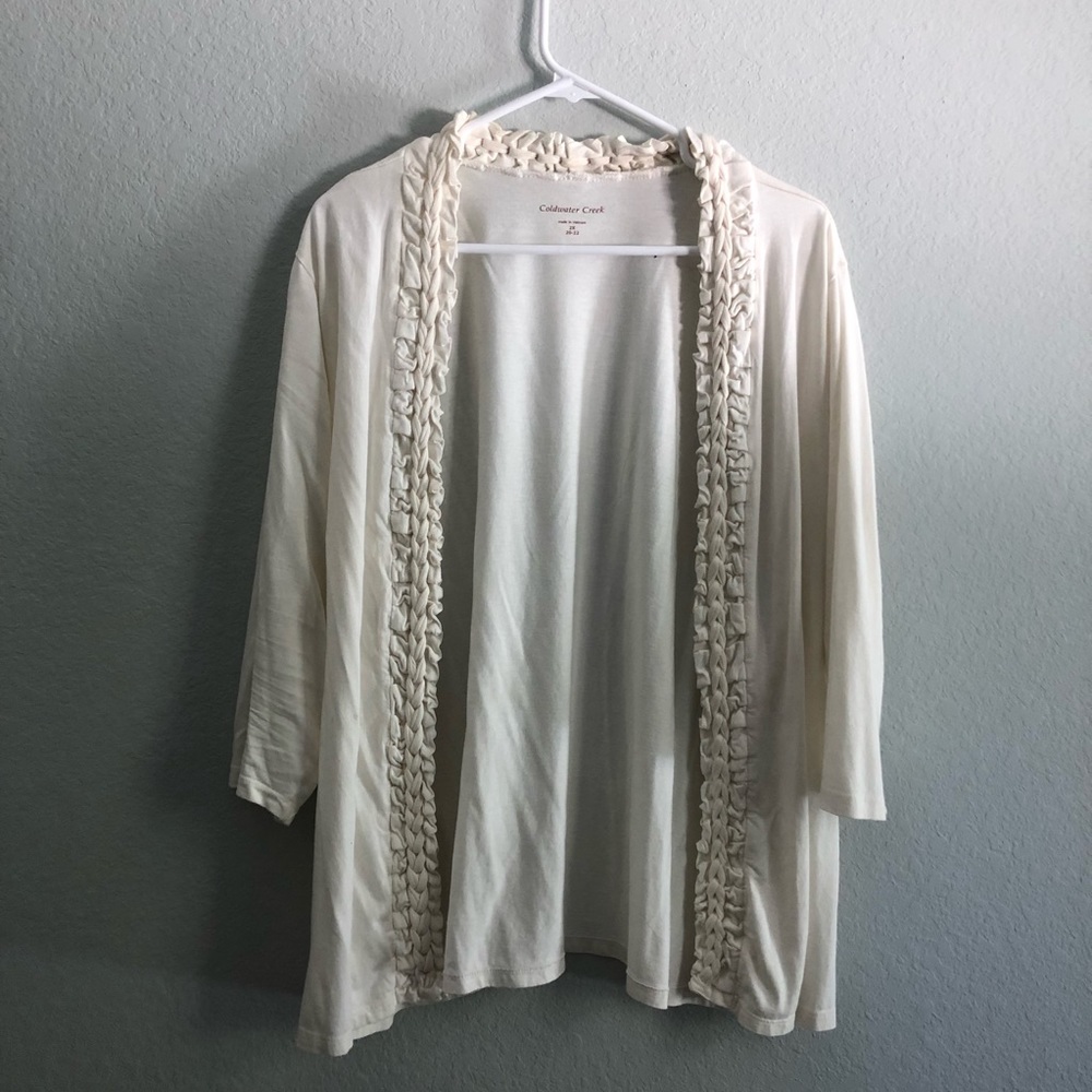 Puckered trim jacket